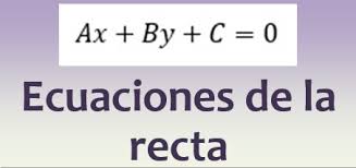 ecuación de una recta